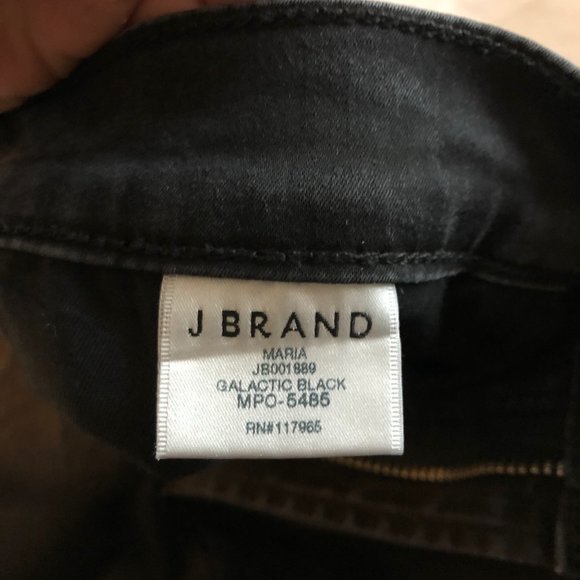 J BRAND Maria Coated High-Rise Skinny Jean - Picture 3 of 5